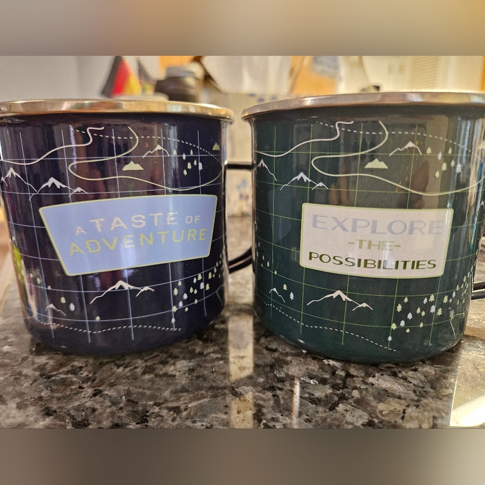 2 Tin Cups
